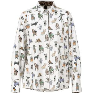 Marc Cain, Dames, Blouses & Shirts, Veelkleurig, Maat: S Katoen,