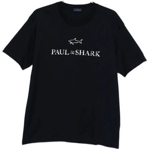 Paul & Shark, Heren, Tops, Blauw, Maat: XL Katoen,