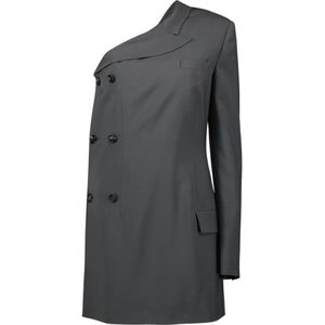 Moschino, Dames, Jurken, Grijs, Maat: XS Wol,