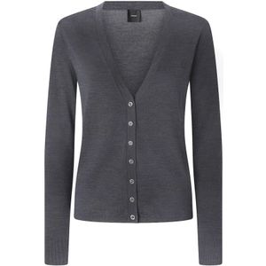 Pinko, Dames, Truien, Grijs, Maat: L Wol,