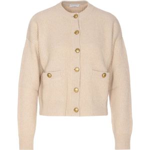 Brunello Cucinelli, Dames, Truien, Beige, Maat: XL