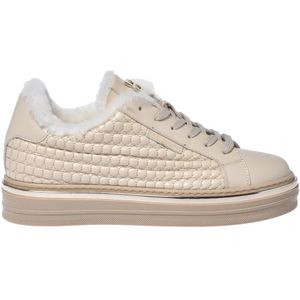 Baldinini - Vanilla Quilted Eco-Nappa - Trainers - Beige - Dames