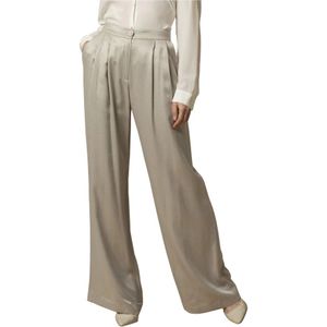 Kocca, Dames, Broeken, Grijs, Maat: 2XS Zijde,