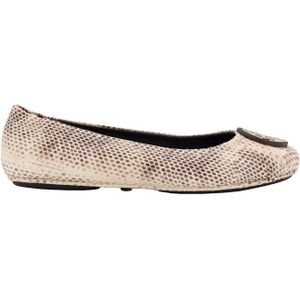 Tory Burch, Dames, Schoenen, Beige, Maat: 35 1/2 EU Leer,