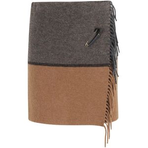 Semicouture, Dames, Rokken, Grijs, Maat: S