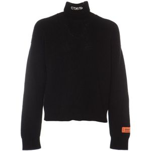 Heron Preston, Heren, Truien, Zwart, Maat: M Wol,