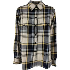 Aspesi, Dames, Blouses & Shirts, Zwart, Maat: M Katoen,