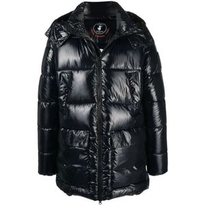 Save The Duck, Heren, Jassen, Zwart, Maat: 2XL Leer,