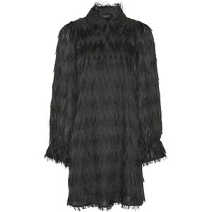 Bruuns Bazaar - Korte Jurk - Zwart - A-lijn - Polyester