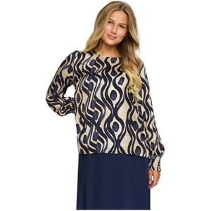 2-Biz, Dames, Blouses & Shirts, Veelkleurig, Maat: M