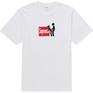 Supreme, Heren, Tops, Wit, Maat: M Katoen,