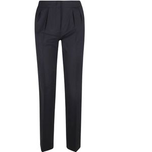 Fabiana Filippi, Dames, Broeken, Blauw, Maat: S Wol,