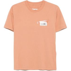 MM6 Maison Margiela, Dames, Tops, Roze, Maat: M