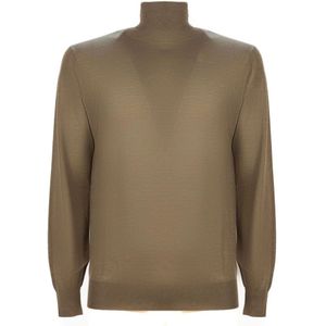 Kangra, Heren, Truien, Bruin, Maat: M Wol,