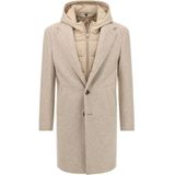 Boggi Milano - Dresda Jas - Beige - Heren - Wol - Waterbestendige Bodywarmer