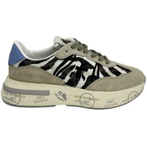 Premiata Zebra Sneaker Cassie , Multicolor , Dames , Maat: 37 EU