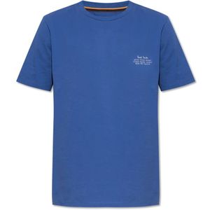 Paul Smith, Heren, Tops, Blauw, Maat: L Katoen,
