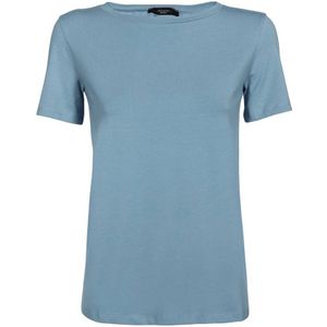 Weekend Max Mara, Dames, Tops, Blauw, Maat: XS Katoen,