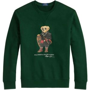 Ralph Lauren, Heren, Sweatshirts & Hoodies, Groen, Maat: S Katoen,