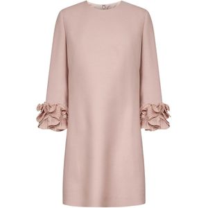Valentino, Dames, Jurken, Roze, Maat: S Zijde,