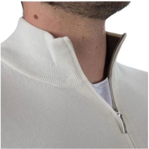 Gran Sasso, Heren, Truien, Wit, Maat: L Wol,