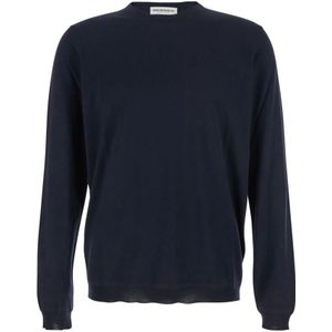 Goes Botanical, Heren, Truien, Blauw, Maat: XL Wol,