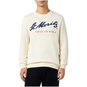 Saint Barth, Heren, Truien, Beige, Maat: S Wol,