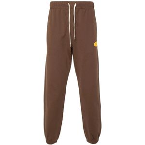 Autry Sporty Logo Print Sweatpants , Brown , Heren , Maat: S