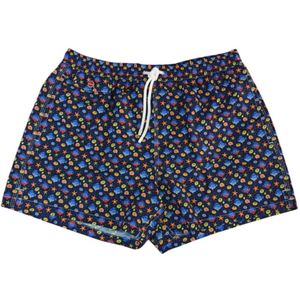 Kiton, Heren, Badkleding, Blauw, Maat: XL Poliester,