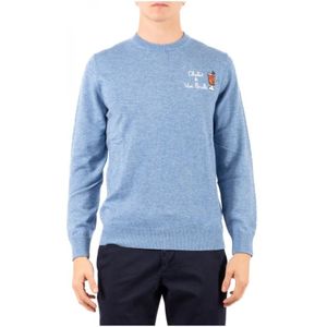 Saint Barth, Heren, Truien, Blauw, Maat: S