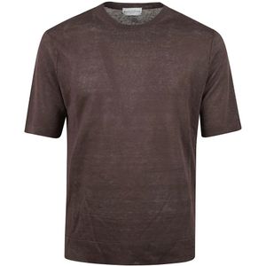 Ballantyne, Heren, Tops, Bruin, Maat: XL Linnen,