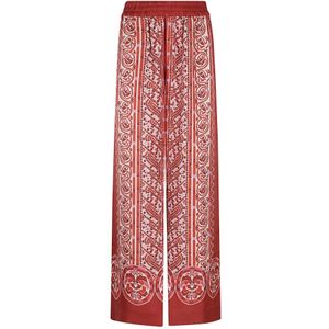 La DoubleJ, Dames, Broeken, Veelkleurig, Maat: M Zijde,