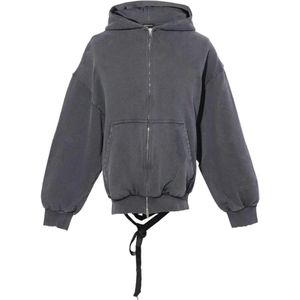 Balenciaga, Dames, Sweatshirts & Hoodies, Grijs, Maat: M