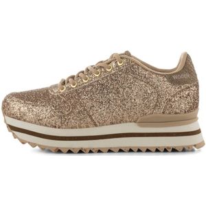 Woden, Dames, Schoenen, Beige, Maat: 41 EU Leer,