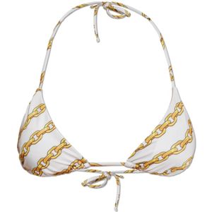 Versace, Dames, Badkleding, Beige, Maat: M Poliester,