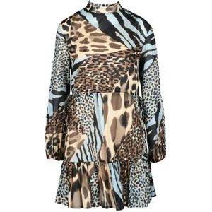 Manila Grace, Dames, Jurken, Veelkleurig, Maat: 2XS Katoen,