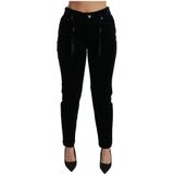 Dolce & Gabbana, Dames, Broeken, Blauw, Maat: 2XS Corduroy,