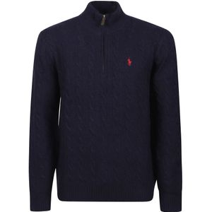 Polo Ralph Lauren, Heren, Truien, Blauw, Maat: M Wol,