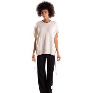 Akep, Dames, Truien, Beige, Maat: S Wol,