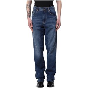 Versace Jeans Couture, Heren, Jeans, Blauw, Maat: W32 Denim,