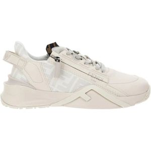 Fendi, Heren, Schoenen, Beige, Maat: 44 EU Leer,