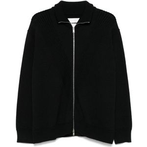 Jil Sander, Heren, Truien, Zwart, Maat: L