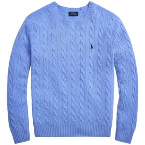 Polo Ralph Lauren - Luxe Wol Kasjmier Trui - Blauw - Dames