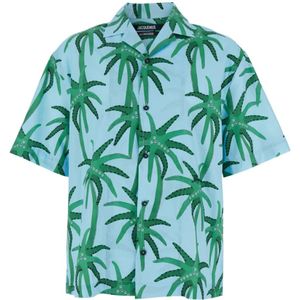 Jacquemus, Heren, Overhemden, Blauw, Maat: L Katoen,