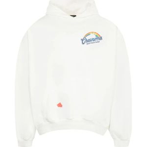 Willy Chavarria, Heren, Sweatshirts & Hoodies, Wit, Maat: S