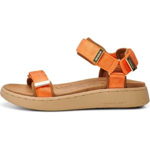 Woden, Dames, Schoenen, Oranje, Maat: 37 EU Leer,