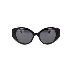 Gucci Iconische en elegante Cat-Eye zonnebril , Black , Dames , Maat: 52 MM