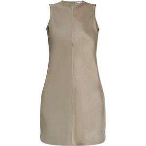 Ami Paris, Dames, Jurken, Groen, Maat: 3XS Leer,