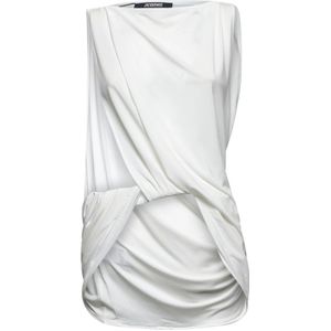 Jacquemus, Dames, Rokken, Wit, Maat: XS Viscose,