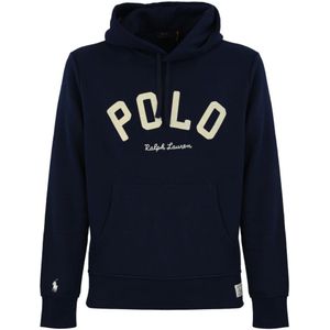 Ralph Lauren, Heren, Sweatshirts & Hoodies, Blauw, Maat: XL Katoen,